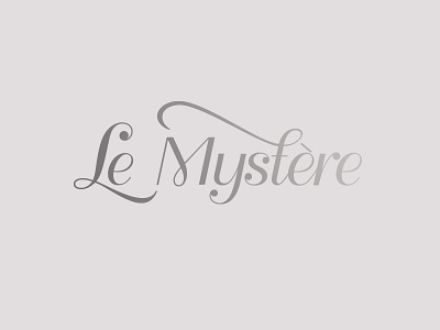 Le Mystere Branding branding logo logo type rebrand typography