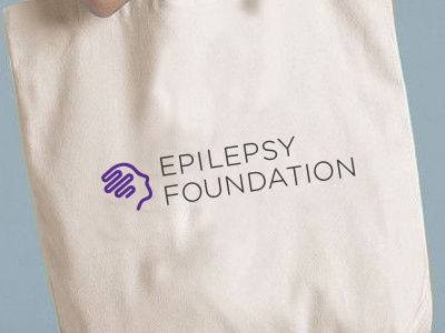 Epilepsy Foundation brain design foundation logo non profit typography