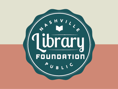 Library Foundation Logo book foundation library logo seal stamp