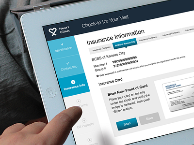Check-in App for Healthcare check in healthcare ipad process