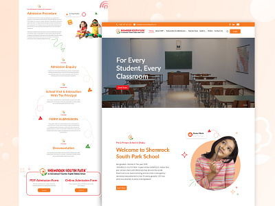 Learning | Educational Website app education educational landing learning school ui university ux website