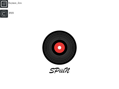 SPIIN 🎼 app branding design graphic design icon illustration logo mus music