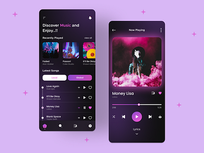 Music Player App Design music player music player app design music player app ui music player app ux design musicplayerappdesign ui ui designer ui ux uidesigner uiuxdesigner ux ux designer uxdesigner