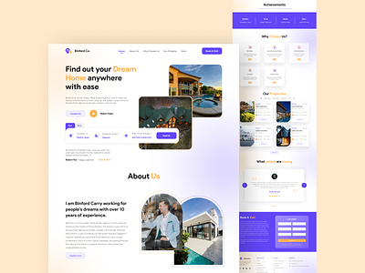 Real Estate Realtor landing Page Design real estate landing page real estate ui real estate web design realtor realtor landing page realtor website landing page ui ui design ui designer uiux uiuxdesigner ux ux design ux designer