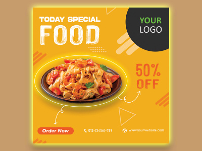 Social Media Food Post Design ads design food food post design graphic design instagram post post design social media social media posts design