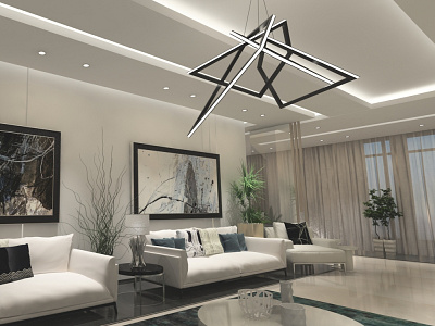 Interior Design for a living room 3d 3d max architecture autocad design interior design lumion modeling render revit