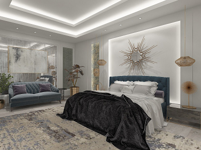 Neoclassical Bedroom 3d 3d max architecture autocad design interior design lumion modeling render revit