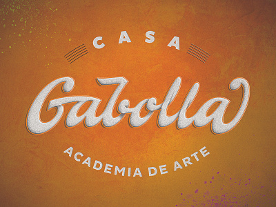 Casa Gabolla branding letteting logo