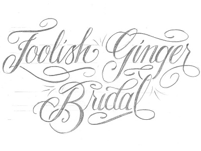 Bridal Lettering