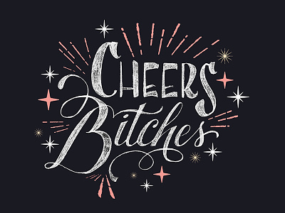 Cheers!! cheers drawn hand lettering lettering pen pencil sketch type