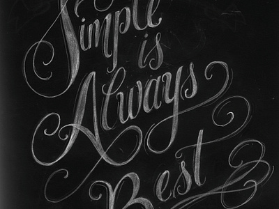 Simple is Always Best by Kristen Roszkowski on Dribbble