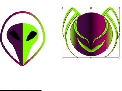 Alien Logo adobe aliens cartoon design graphic design illustration insignia logo