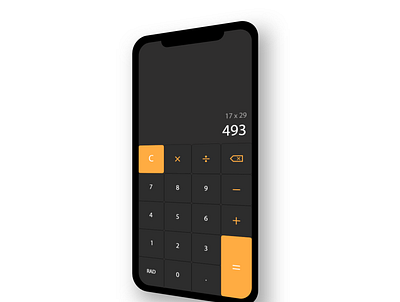 Calculator UI Mockup adobe adobe xd adobe xd portfolio design graphic design illustration profile ui mockup ui ui design uiux ux