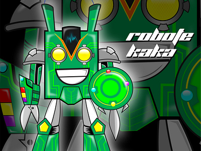 Robote Kaka animation design graphic design illustration vector