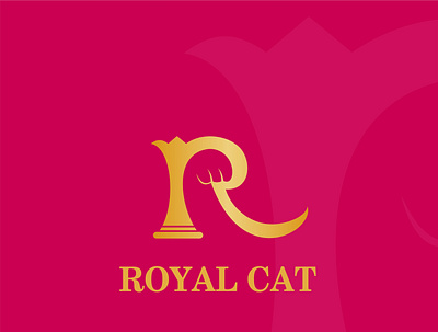 royal cat branding graphic design logo