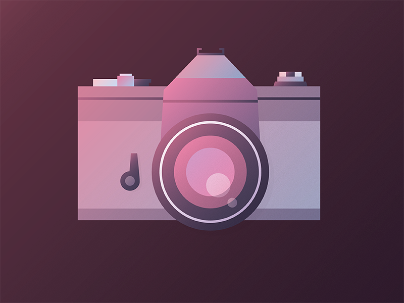 Film camera illustration by calibanx on Dribbble