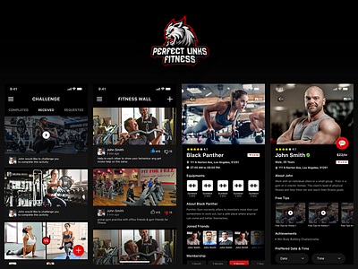 Perfect Links Fitness booking challenge comment design guide gym like post trainer ui ux wall