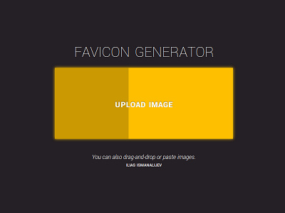 Favicon Generator button favicon generator progres