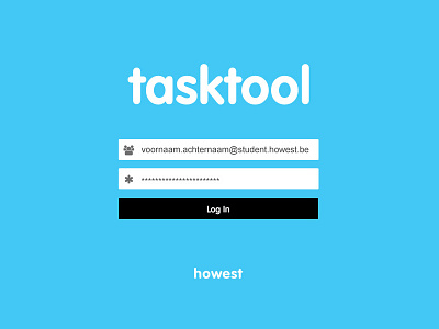 Login - Tasktool form input login