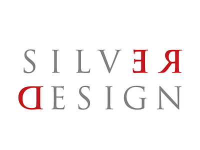 Final Red Silver Design Logo branding identity logo typography