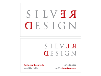Red Silver Design (final?) Business card