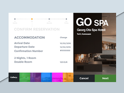 Daily UI | #054 | Confirm Reservation 54 confirm dailyui reservation