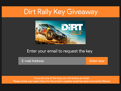 Daily UI | #097 | Giveaway 97 dailyui giveaway