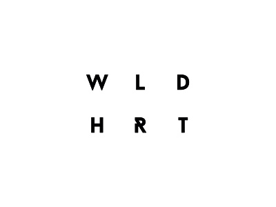 Wild Heart Coffee Roasters Brand brand branding creative design identity logo logo design monochrome typography