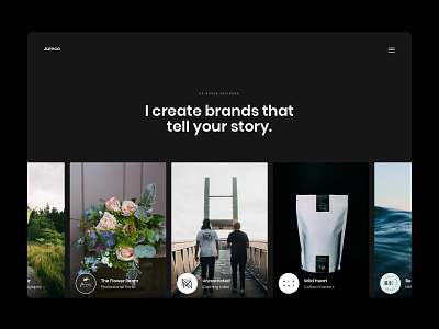 Juleco Website Concept brand creative design web design