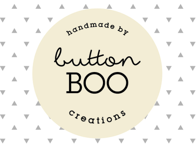 Button Boo Creations Logo Concept brand logo