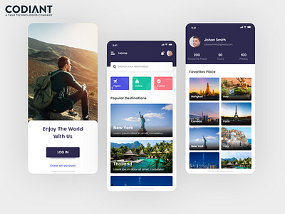 Go Trip by Codiant Software Technologies on Dribbble