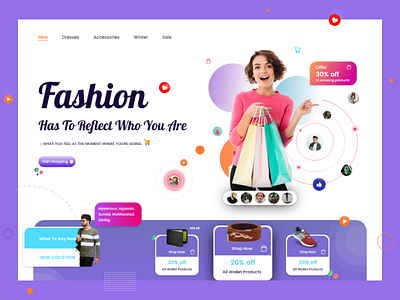 eCommerce Design branding codiant design ecommerce graphic design landing page online store shopping ui web design web page