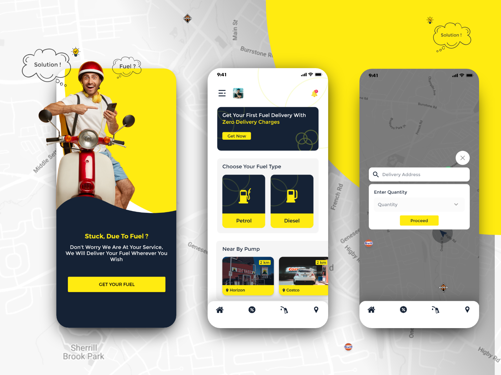 Online Fuel Delivery App by Codiant Software Technologies on Dribbble