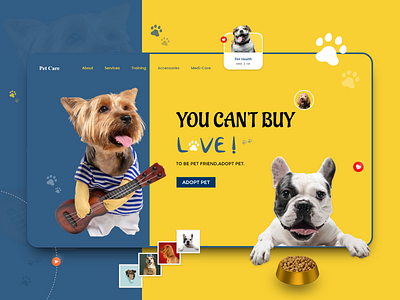 Pet Store branding codiant design landing page online shop online store pet store ui web design