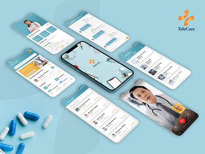 Telecare app app screens app ui codiant mobile app telecare telehealth telehealth app telehealthcare telemedicine telemedicine app ui