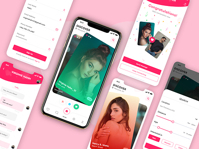 Dating App app app design app developers app screen app screens app ui branding codiant dating app dating mobile app design graphic design mobile app tinder ui