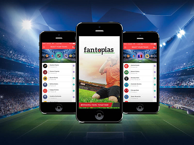 Fantopias app development company codiant design fan app fantasy apps design on demand app development photoshop software development sports app ui user interface