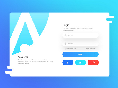 Login page app branding codiant design icon landing login page logo typography ui ux vector web web developer website design