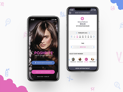 On-Demand Beauty app app design app designers beauty app branding codiant design icon logo mobile app mobile app design promotion software development ui ux web