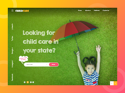 Childcare app baby babycare brand branding care love child care child children childcare girl kid nanny promotion