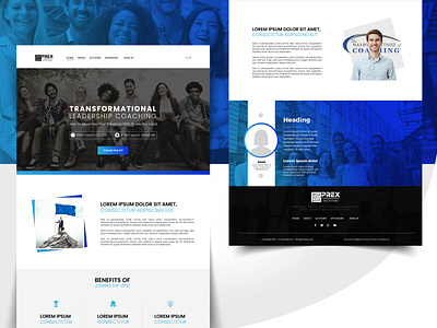 Web page design for Prex