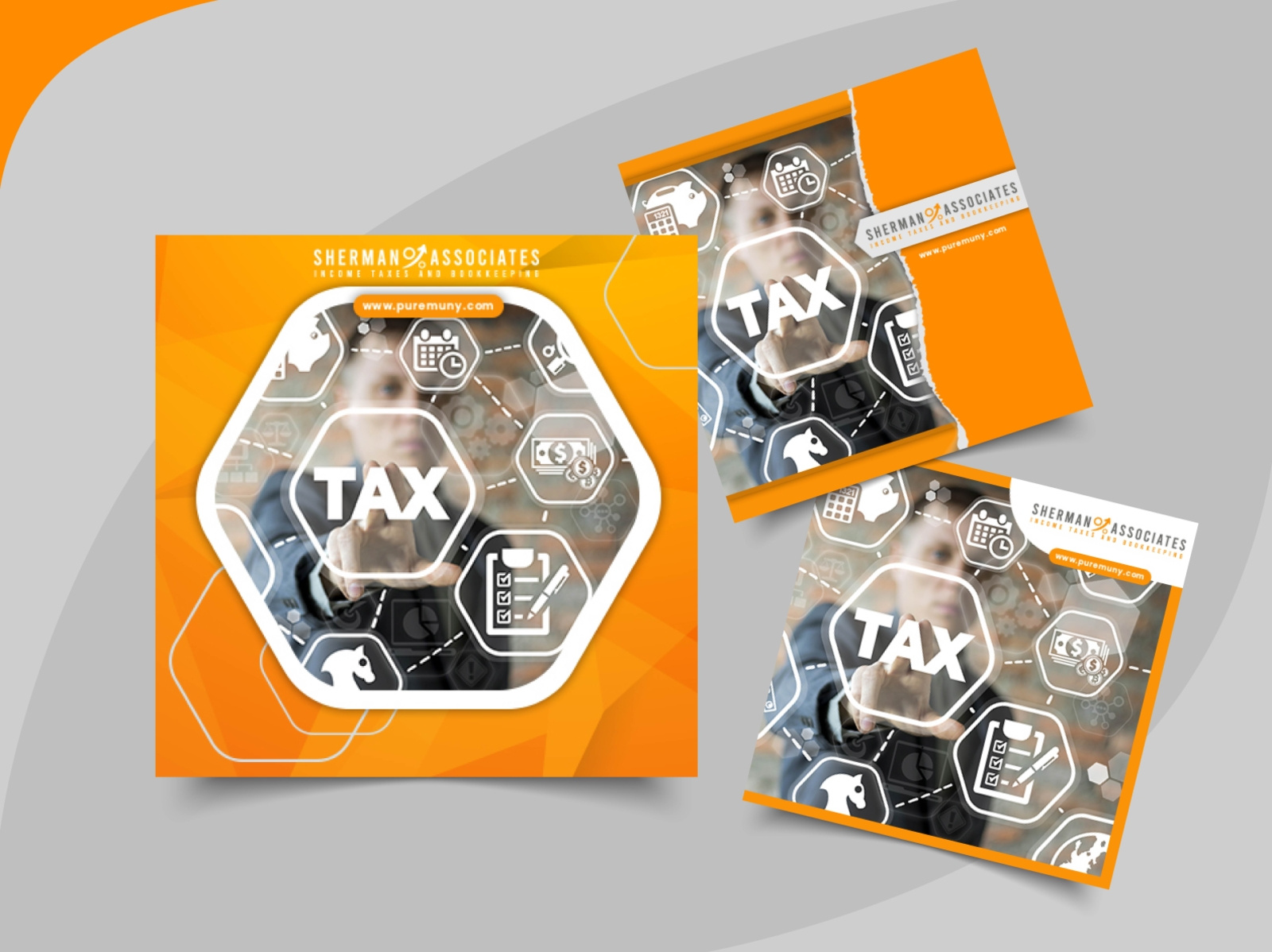 Dribbble driblle portofolio sherman tax01.jpg by Khoirul Arif