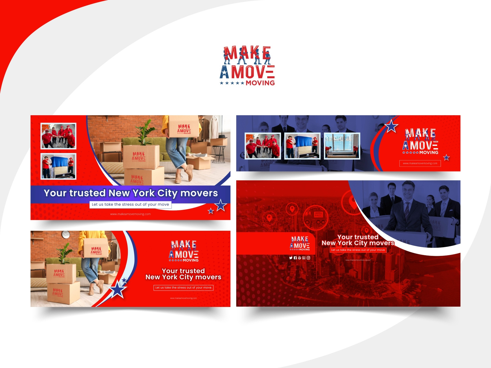 Social media graphic design foor Make A Move moving by Khoirul Arif on