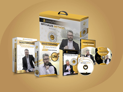 Complete package graphic design for Coaching business business clean coaching elegant gold luxury sales speaker