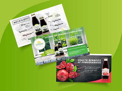 Social media commercial ads design for Sunraysia drink drink fresh fruit juice nature product