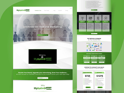 Website homepage redesign for Digital marketing agency