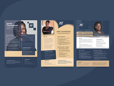 Resume design for business woman