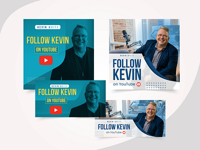 Social media banner for podcast business coaching man podcast socialmediamarketing youtube