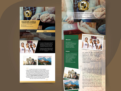 Flyer design for teenage school