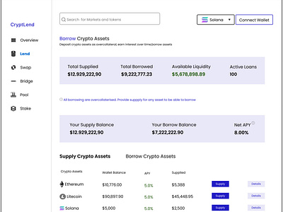 Lending app that allow users to lock in fixed rate of interest